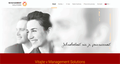 Desktop Screenshot of managementsolutions.sk